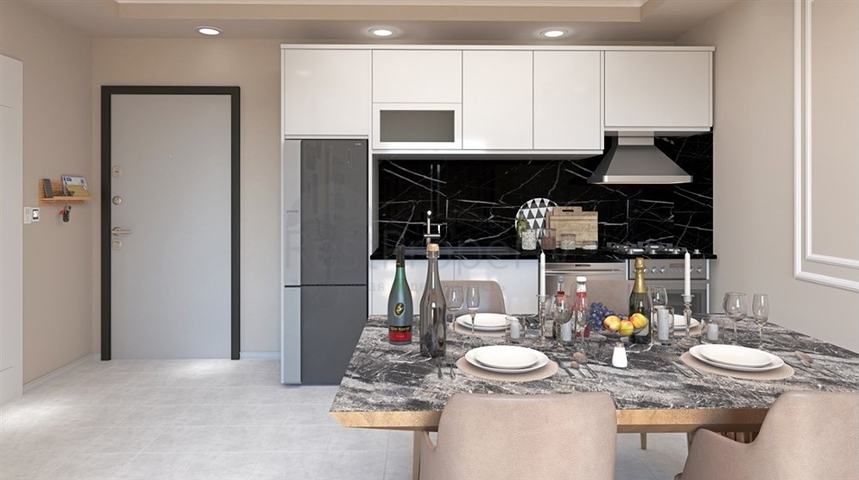 Apartments in a new project for living and investment