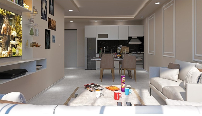 Apartments in a new project for living and investment