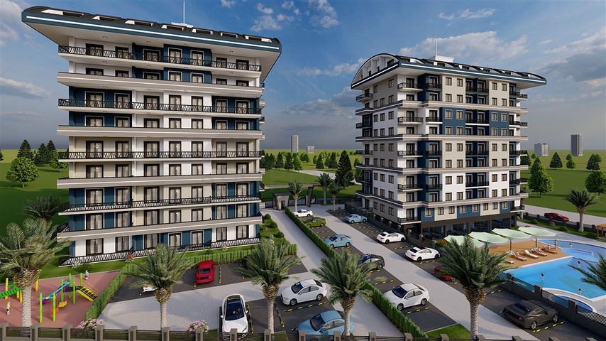 Apartments in a new project for living and investment