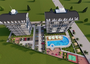Apartments in a new project for living and investment