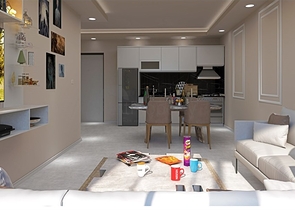 Apartments in a new project for living and investment