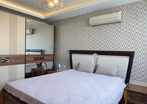 Three-bedroom penthouse in a residential complex with infrastructure