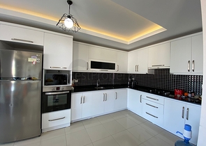 Three-bedroom penthouse in a residential complex with infrastructure