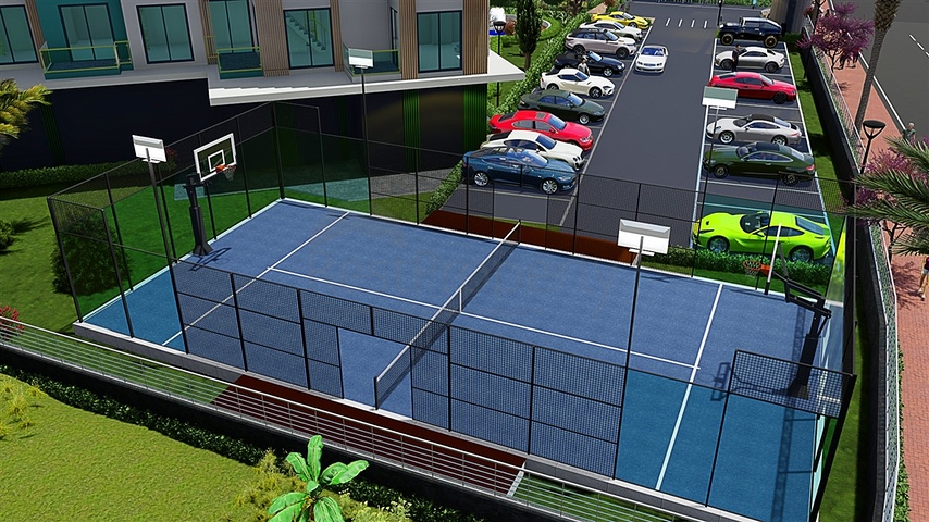 Apartments in a new complex in the Mahmutlar area