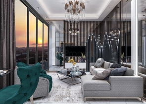 Apartments in a new complex in the Mahmutlar area