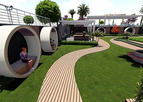 Apartments in a new complex in the Mahmutlar area