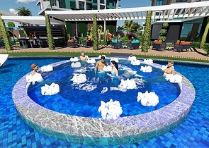 Apartments in a new complex in the Mahmutlar area