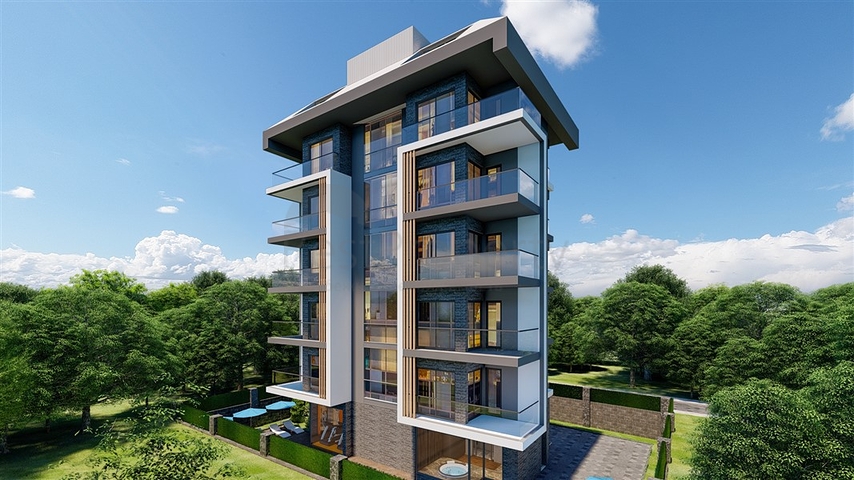 New boutique project 500 m from the sea in Kargicak