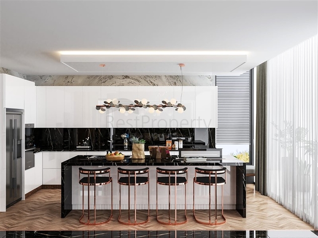 Two private turnkey villas in the central area of Alanya