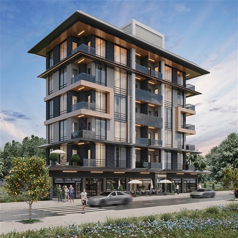 New premium class complex in the center of Alanya