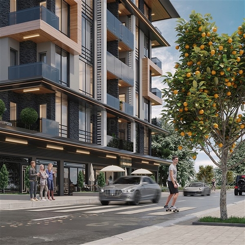 New premium class complex in the center of Alanya
