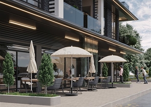 New premium class complex in the center of Alanya