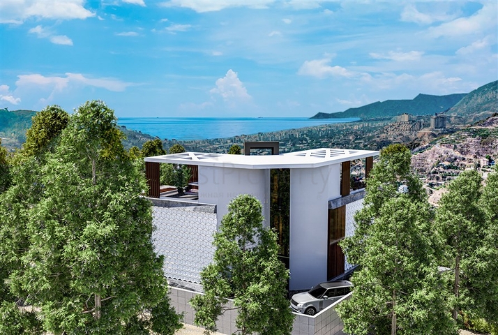 Villa in the elite area of Kargicak with the possibility of obtaining Turkish citizenship