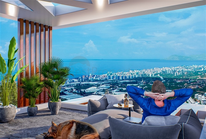 Villa in the elite area of Kargicak with the possibility of obtaining Turkish citizenship