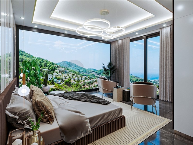 Villa in the elite area of Kargicak with the possibility of obtaining Turkish citizenship