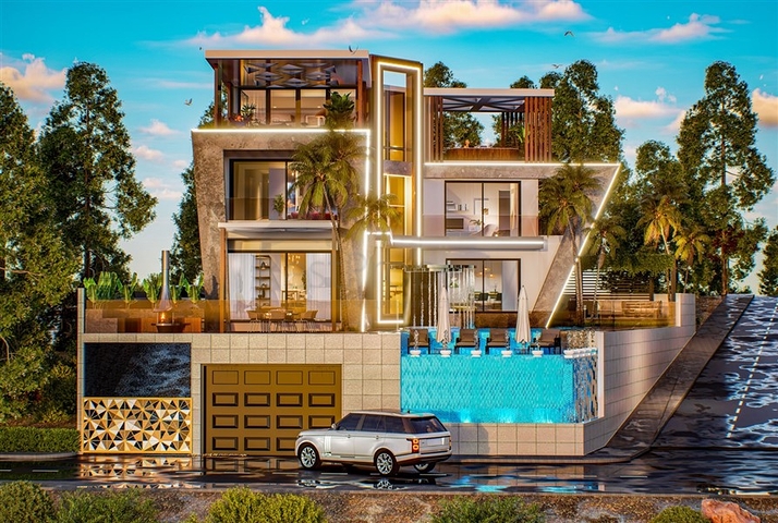 Villa in the elite area of Kargicak with the possibility of obtaining Turkish citizenship