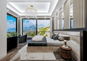 Villa in the elite area of Kargicak with the possibility of obtaining Turkish citizenship