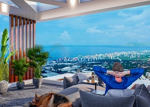 Villa in the elite area of Kargicak with the possibility of obtaining Turkish citizenship