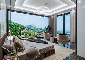 Villa in the elite area of Kargicak with the possibility of obtaining Turkish citizenship