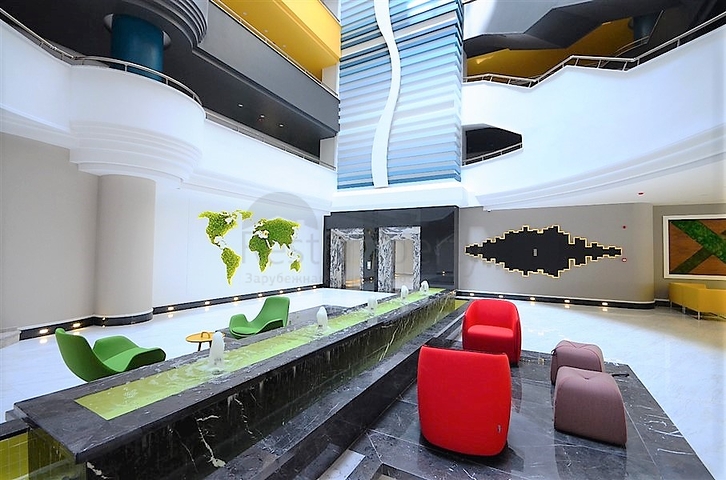 1+1 apartment with sea view in a premium complex