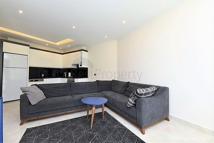 1+1 apartment with sea view in a premium complex