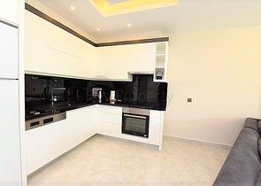 1+1 apartment with sea view in a premium complex