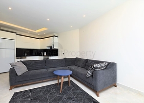 1+1 apartment with sea view in a premium complex