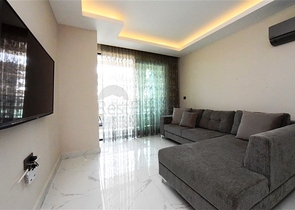 1+1 apartment in Mahmutlar 300 m from the sea