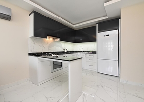 1+1 apartment in Mahmutlar 300 m from the sea