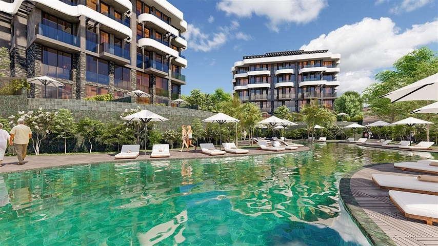 1+1 apartment in the picturesque Kargicak area