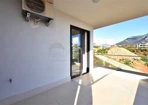 Two-bedroom apartment with designer furniture in Kestel district