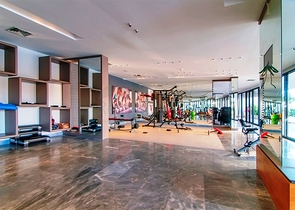 Two-bedroom apartment with designer furniture in Kestel district