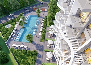 Comfortable family-type complex in Demirtas district