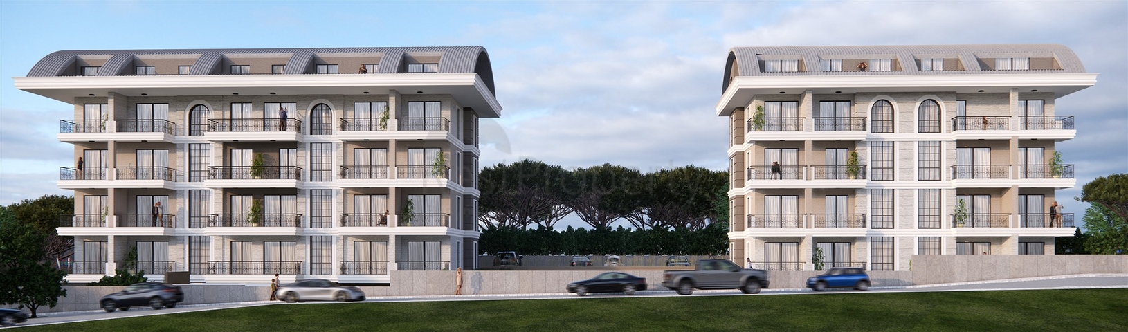 A new complex in a comfortable area of Oba