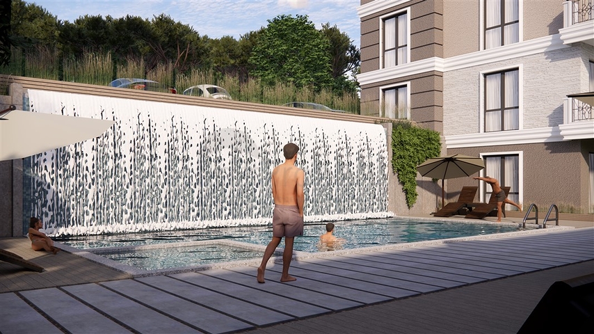 A new complex in a comfortable area of Oba