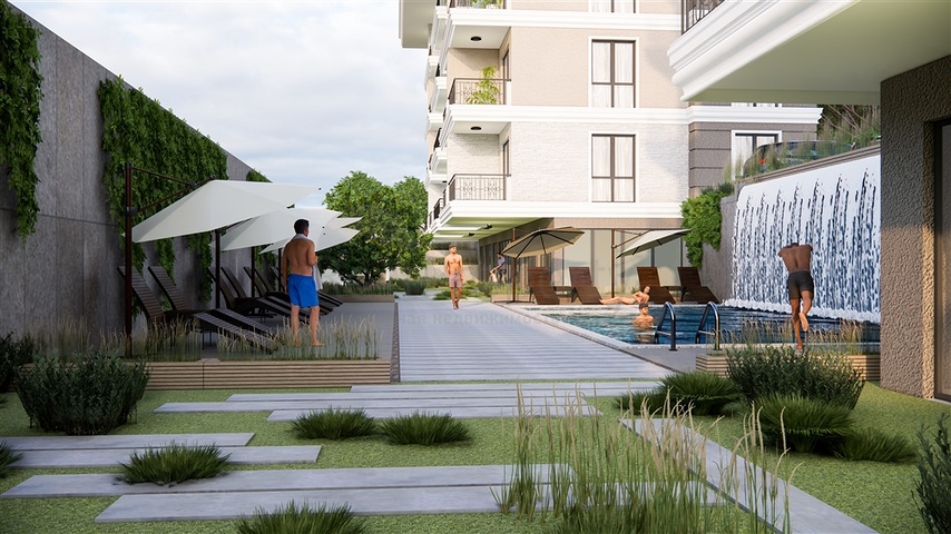 A new complex in a comfortable area of Oba