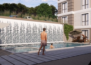 A new complex in a comfortable area of Oba