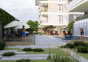 A new complex in a comfortable area of Oba