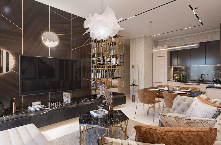 1+1 apartment in the center of Alanya, within walking distance to Cleopatra beach