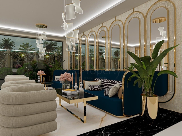 1+1 apartment in the center of Alanya, within walking distance to Cleopatra beach