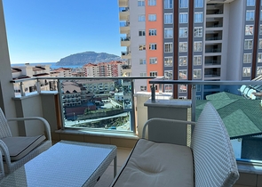 4+1 penthouse with sea view in Cikcilli area