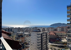 4+1 penthouse with sea view in Cikcilli area