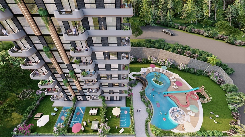 A new project under construction in the Kestel area