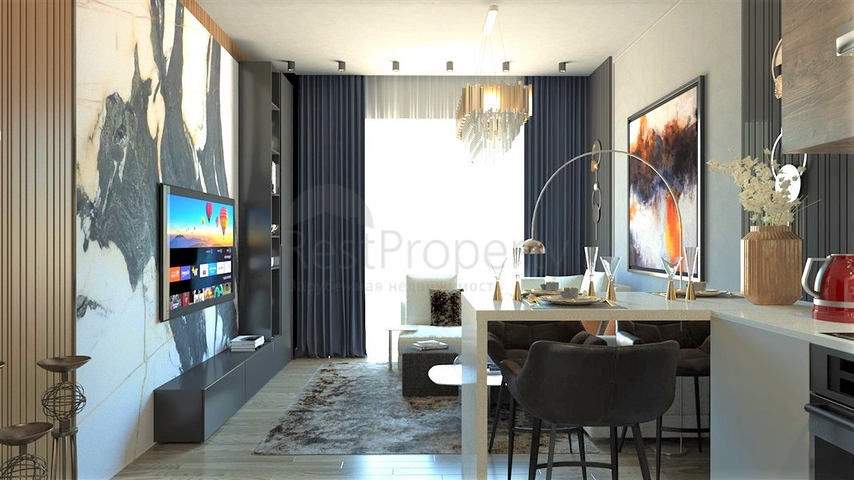 A new project under construction in the Kestel area