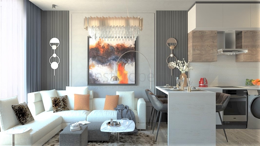 A new project under construction in the Kestel area