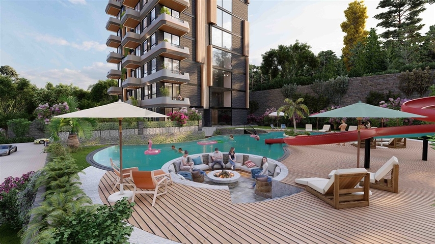 A new project under construction in the Kestel area