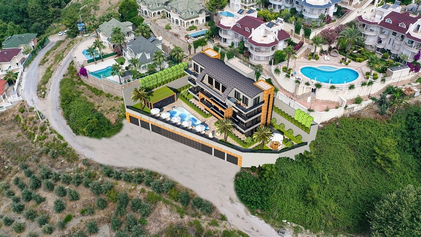 The project of a small apartment building in the Tepe area 