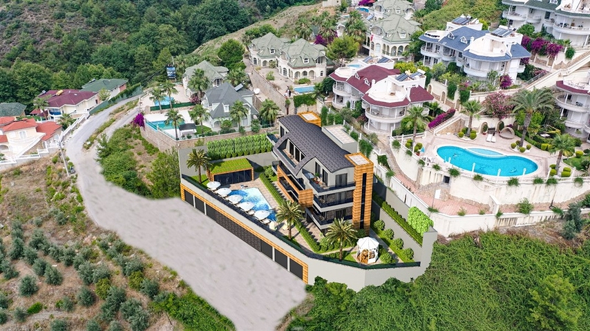 The project of a small apartment building in the Tepe area 