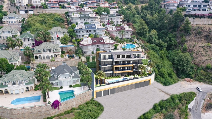 The project of a small apartment building in the Tepe area 