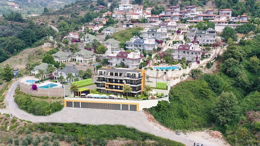 The project of a small apartment building in the Tepe area 